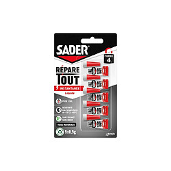 Sader Colle cyanoacrylate liquide - Transparent