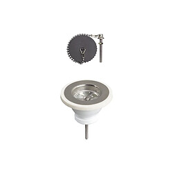 BONDE EVIER AVEC GRILLE INOX Ø60MM WIRQUIN - 30723129