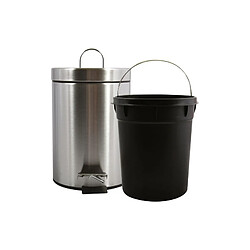 POUBELLE 3L GRISE FINITION SATINEE MSV - 100108