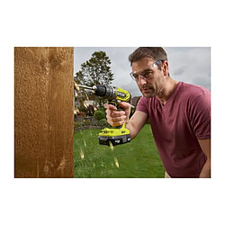 Avis Perceuse-visseuse a percussion sans fil compacte - RYOBI - R18PD2-215G - 18V - Mandrin 10 mm - 2 batteries 1,5 Ah & chargeur 1,5