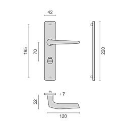 Ensemble sur plaque HIONNA type condamnation à voyant champagne HERACLES B HIONNA 18