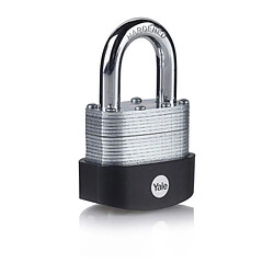 YALE Cadenas extérieur acier laminé 50 mm, anse acier cémenté, 3 clés