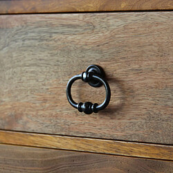 Cadap Bouton de porte régence - Noir