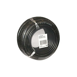 Electraline Câble rigide U-1000 R2V 3G1,5 mm² - 10 m noir