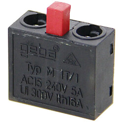 Contact électrique M1T NF rouge GEBA 600.MO01.01