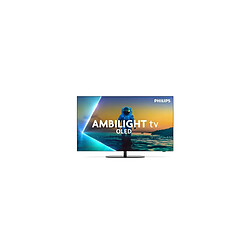 TV OLED Ambilight Philips 65OLED810 169 cm 4K UHD 2025 Gris métal