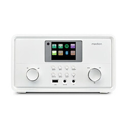 Radio Internet - MEDION - DAB - Bluetooth - 2x10W RMS - Blanc