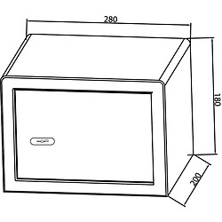 Coffre fort mécanique CFM1 7 litres HERACLES I CFM1