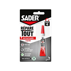 Sader colle cyanoacrylate - Transparent