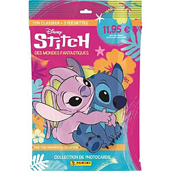 Pack de démarrage - PANINI - STITCH PHOTOCARDS - Classeur + 3 pochettes - 15 cartes