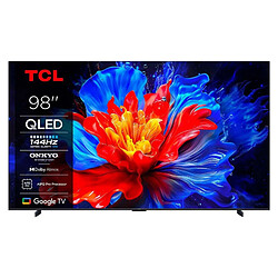 TV QLED Tcl 98P89K 248 cm 4K UHD Aluminium brossé