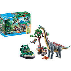 Playmobil® Playmobil Brachiosaure et aéroglisseur