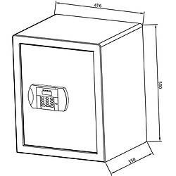 Coffre fort électronique CFE4 60L HERACLES I CFE4