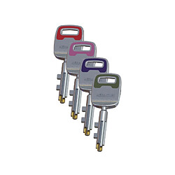 Serrure 3 points Heracles en applique A2P1 cylindre rallongé 60 mm droite doré