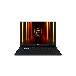 PC portable Msi Gaming Raider 18 HX AI A2XWIG 039FR 18 UHD+ 120 Hz Copilot+ Intel Core Ultra 9 64 Go RAM 4 To SSD Nvidia GeFor