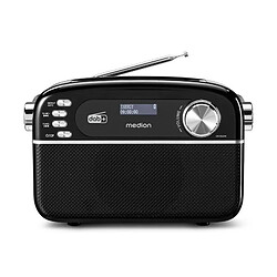 Radio Rétro - MEDION - DAB/FM - Mono 2,5W RMS - Noir