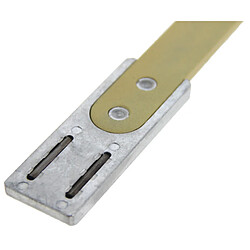 Iseo Tringle plate pour serrure - Noir