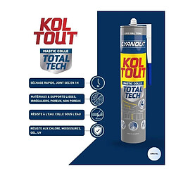 Cyanolit Colle fixation étanchéité cartouche - Gris pas cher