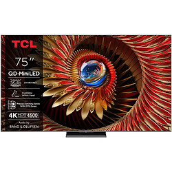 TCL 75C89K TV 75 pouces QD-Mini LED 4K 144Hz aluminium brossé