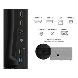 TV HDR Tcl 50P69K 127 cm 4K UHD 2025 Aluminium brossé pas cher