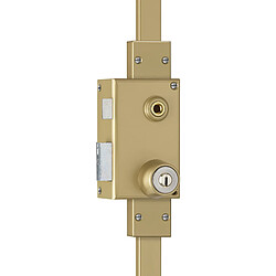 Serrure 3 points KESO 8000 verticale fouillot cylindre 45 mm gauche sans tringle JPM 511000 92 2AFB