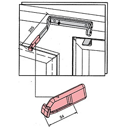 Sélecteur de fermeture noir HERACLES F 8535 NR