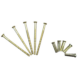 Vis reliure M4 recoupable 30 65mm avec douille M4x22 laiton poli sachet de 5 HERACLES ACC VR 3065LP