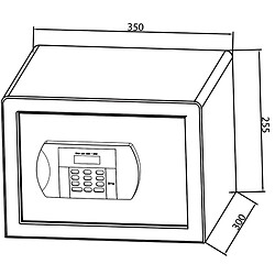Coffre fort électronique CFE2 21L HERACLES I CFE2