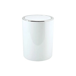 POUBELLE KAMAKA 6L SDB BLANC MSV - 145198