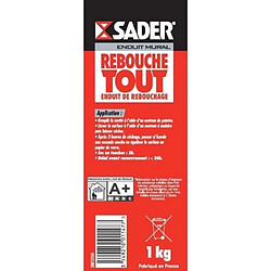 Avis ENDUIT REBOUCHE TOUT POUDRE 1KG SADER SADER - 30121713