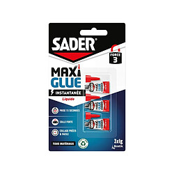 Sader Colle cyanoacrylate liquide - Transparent