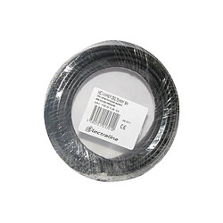 CABLE H03VVH2F 2X0.75 10M NOIR COURONN ELECTRALINE - 60113025D