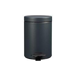POUBELLE CYJEU SDB 3L GRIS ANTHR.MAT ROSSIGNOL - 90017
