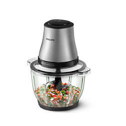 Mini hachoir bol verre 2l 500w silver - HR1503/00 - Série 3000 - PHILIPS