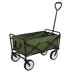 Akord Chariot De Transport Pliable Tyrs Vert 88X50X59