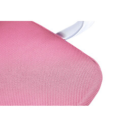 Acheter Akord Fauteuil Pivotant Blanc/Rose 46X47X81