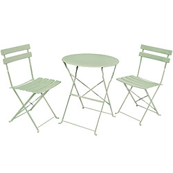 Akord Ensemble Mobilier De Balcon Orion Vert 42X35X42