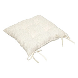 Atmosphera Galette de chaise bouclette SOANA - Blanc