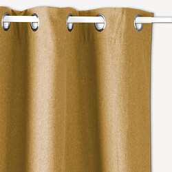 Atmosphera Rideau isolant TIM - 140 x 260 cm - Jaune moutarde