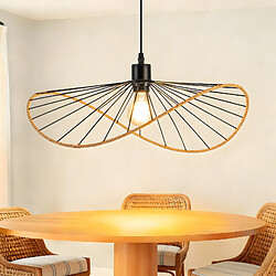 ZMH Suspension Vintage 1 Flame E27 Noir Salle à Manger Sans Ampoule
