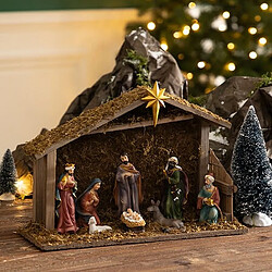 Feeric Lights And Christmas Crèche de Noël 8 santons