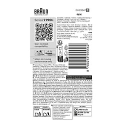 Cassette de rasoir pour série 9 - 96M - Series 9 - BRAUN pas cher