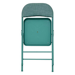 Acheter Five Simply Smart Lot de 4 chaises pliantes en tissu chiné FLEXY - Vert