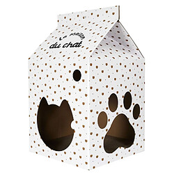 The Concept Factory Griffoir pour chat LA MAISON DU CHAT - Blanc