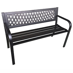 Akord Banc De Jardin Kalia Noir 50X50X82