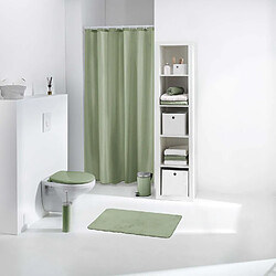 Douceur D'Interieur Rideau de douche BERKELEY - 180 X 200 cm - Vert
