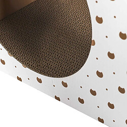 The Concept Factory Griffoir pour chat LA MAISON DU CHAT - Blanc pas cher