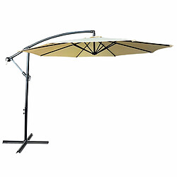Akord Parasol de jardin déporté - Beige