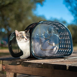 Toilinux Sac de transport transparent pour chien et chat