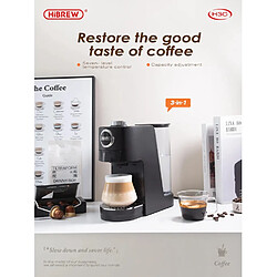 Machine à Café 3 En 1 à Capsules HiBREW H3C Blanc